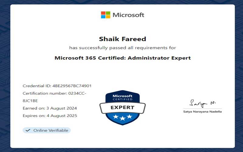 Microsoft Administrator Expert Certification – Guaranteed Pass with MS-102 Exam